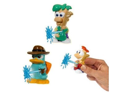 Фигурки-брызгалки Simba Финис и Ферб,7 см 2 шт. 1-00261003_2