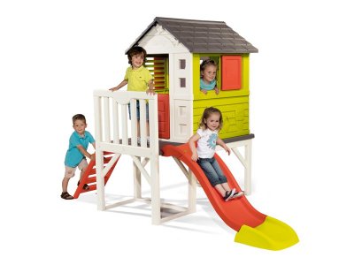 Домик игровой Smoby на сваях с горкой 1-00261074_2