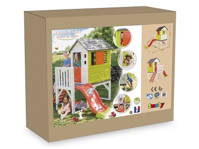 Домик игровой Smoby на сваях с горкой 1-00261074_3