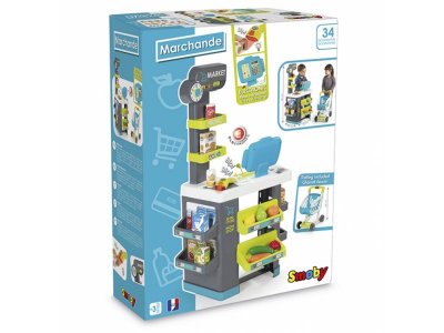 Игрушка Smoby Супермаркет City Market с тележкой свет и звук 34 аксессуара 1-00261108_6