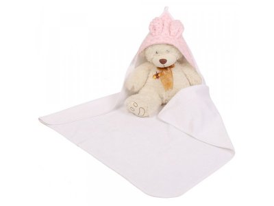 Полотенце детское с уголком AmaroBaby Honey Bunny, 90*90 см 1-00262000_4