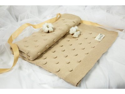 Плед детский вязаный Amarobaby Pure Love, Шишечки 1-00262065_2