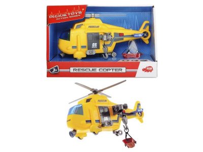 Игрушка Dickie Toys, Спасательный вертолет со светом и звуком, 18 см 1-00142459_3