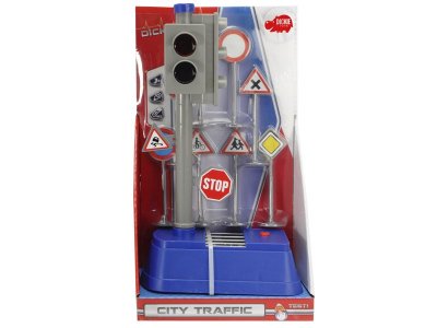 Игрушка Dickie Toys, Светофор + набор дорожных знаков, 24 см 1-00142490_4