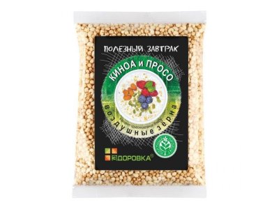 Зёрна воздушные Здоровка, киноа и просо 1-00262658_1