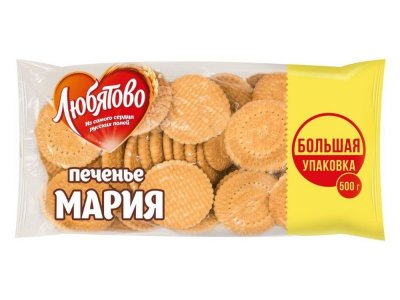 Печенье Любятово Мария, 500 г 1-00263281_1