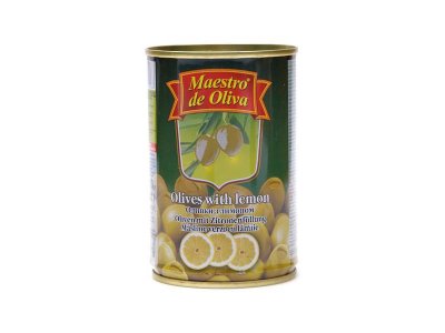 Оливки Maestro de Oliva с лимоном 300 г 1-00263319_1