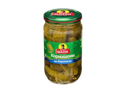 Корнишоны маринованные Дядя Ваня По-Берлински 350 г 1-00263340_1