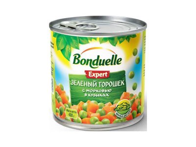 Зеленый горошек Bonduelle с морковью 400 г 1-00263441_1
