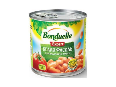 Фасоль белая Bonduelle в томатном соусе 400 г 1-00263443_1