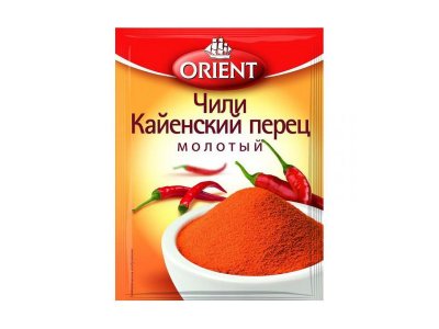 Приправа Orient Чили молотый Кайенский перец 12 г 1-00263487_1