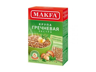 Крупа гречневая Makfa ядрица Настоящая гречка Экстра 400 г 1-00263863_1