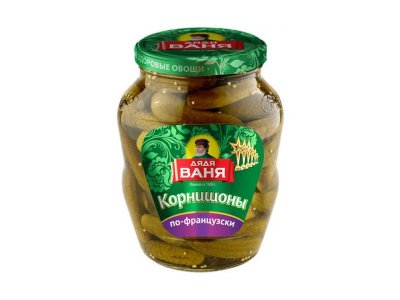 Корнишоны консервированные Дядя Ваня По-французски 680 г 1-00263994_1