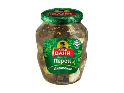 Перец Дядя Ваня Халапеньо нарезанный 350 г 1-00264098_1
