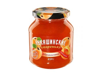 Варенье абрикосовое Лукашинское ГОСТ 450 г 1-00264249_1