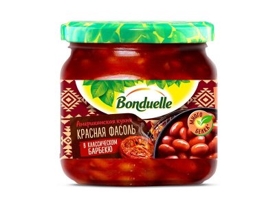 Фасоль красная Bonduelle в классическом барбекю 350 мл 1-00264482_1