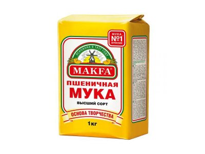 Мука пшеничная Makfa высший сорт 1 кг 1-00263546_1
