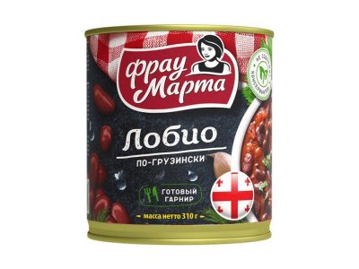 Фасоль Фрау Марта Лобио по-грузински 310 г 1-00263712_1