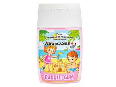 Антисептический гель для детей AromaSept с ароматом Bubble gum 50 мл 1-00265199_1