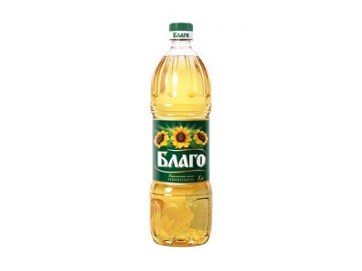 Масло подсолнечное Благо рафинированное ГОСТ 1 л 1-00263925_1