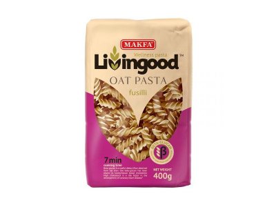 Макароны овсяные Makfa Livingood Fusilli 400 г 1-00264319_1