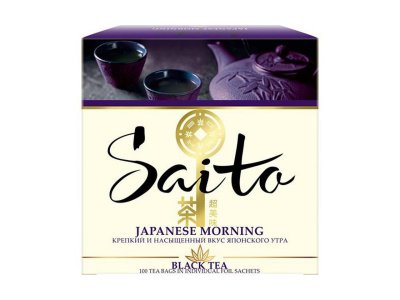 Чай черный Saito Japanese morning 100 пакетиков 1-00264370_1