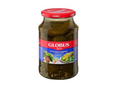 Огурчики соленые Globus Старорусские 950 мл 1-00264416_1