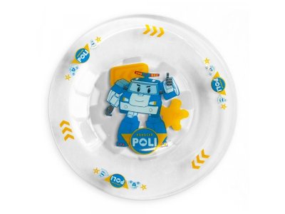 Тарелка ND Play Робокар Поли, Поли, 19,5 см, матовая 1-00265332_1