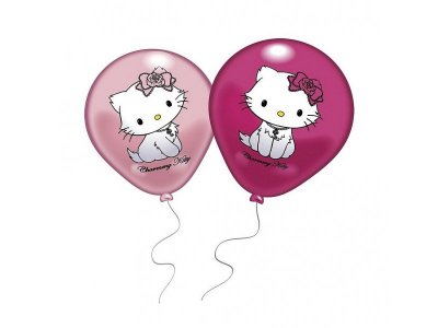 Шары Everts воздушные с рисунком Hello Kitty 8 шт. 1-00266648_1