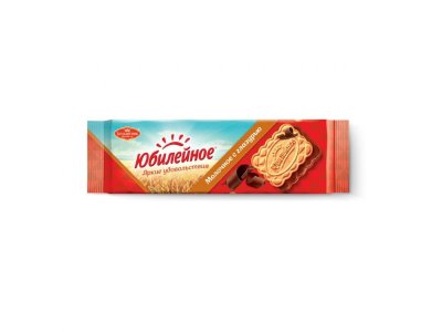 Печенье Юбилейное молочное с глазурью, 116 г 1-00267685_1
