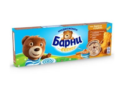 Пирожное Медвежонок Барни со вкусом вареной сгущенки, 150 г 1-00267714_1
