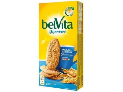 Печенье Belvita Утреннее мультизлаковое, 225 г 1-00267717_1