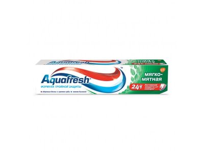 Зубная паста Aquafresh Тройная защита Мягко-мятная, 100 мл 1-00216270_1
