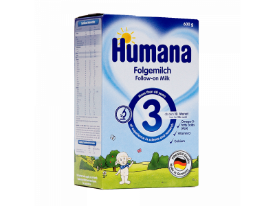 Смесь Humana 3 с яблоком с 10 месяцев, 600 г 1-00267975_1