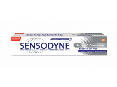 Зубная паста Sensodyne Экстра отбеливание, ежедневный уход, 75 мл 1-00267808_1