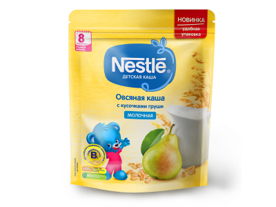 Каша Nestle, молочная овсяная с грушей, 220 г 1-00190138_1