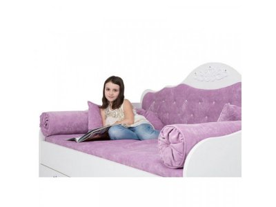 Кровать-диван ABC-King Princess-Фея со стразами Swarovski без ящика и матраса 1-00268510_2