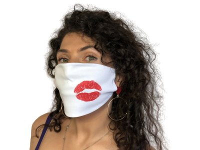 Маска тканевая Homsu Поцелуй многоразовая 1-00270045_1