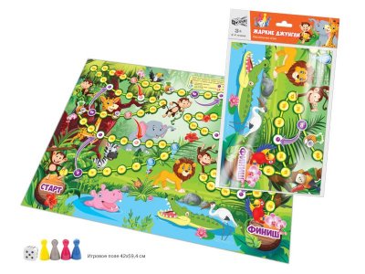 Игра настольная Цена Бум! Игра Жаркие Джунгли А2 1-00270120_1