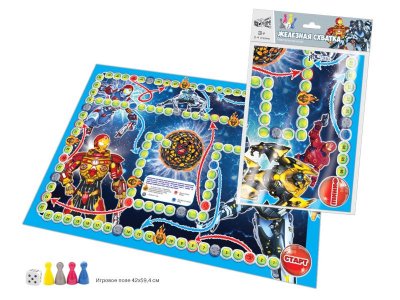 Игра настольная Цена Бум! Игра Железная схватка А2 1-00270122_1