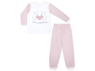 Пижама для девочки Фабрика Бамбук с манжетами 1-00270135