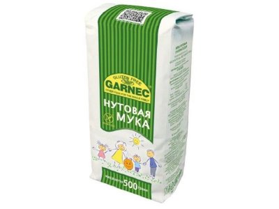 Мука Гарнец нутовая без глютена 500 г 1-00270364_1