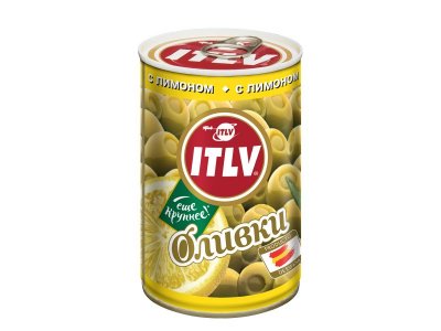 Оливки ITLV зеленые с лимоном 314 мл 1-00270488_1
