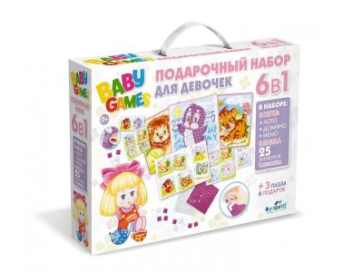 Подарочный набор игр для девочек Origami 6 в 1 1-00270854_1