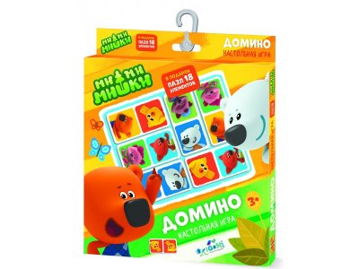 Игра настольная Origami Ми-Ми-Мишки, Домино + пазл 183 эл. 1-00270878_1