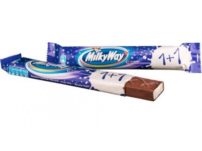 Батончик Milky Way шоколадный 1+1, 52 г 1-00161645_1