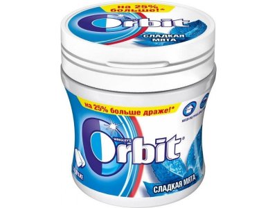 Жевательная резинка Orbit сладкая мята 68 г 1-00272112_1