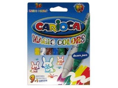 Фломастеры Carioca Magic 9 цветов+1 Carioca 1-00273549_1