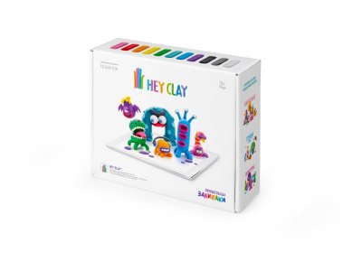Легкий пластилин Hey Clay Залипаки Пришельцы, 18 банок 1-00274896_8