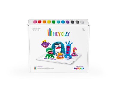 Легкий пластилин Hey Clay Залипаки Пришельцы, 18 банок 1-00274896_11